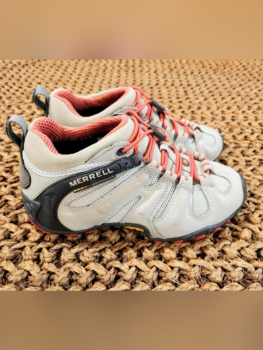 Merrell Chameleon II Stretch Womens 6.5 Grey Beige Continuum 83526 Performance - Picture 4 of 12
